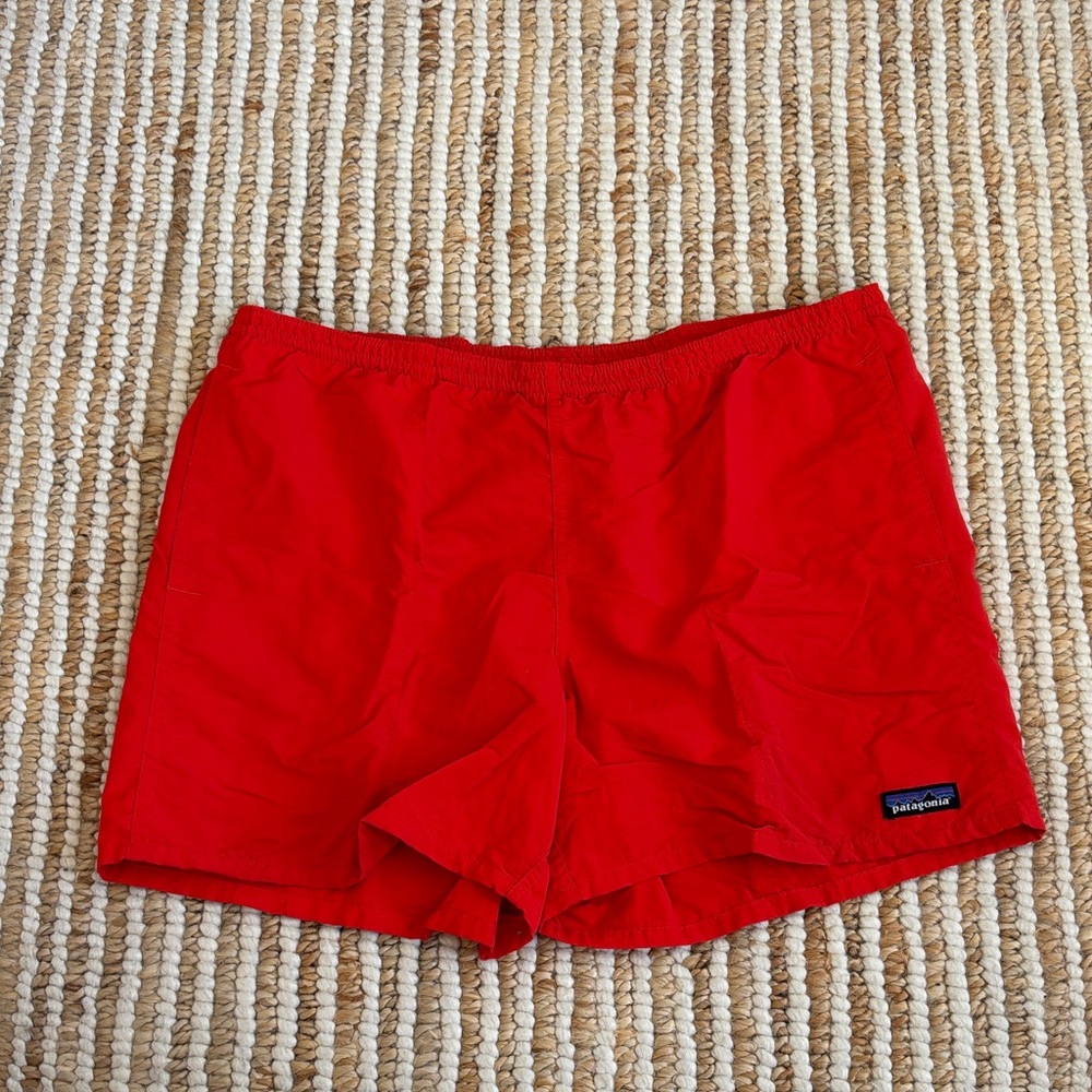 Patagonia men’s Bright Red Athletic Shorts